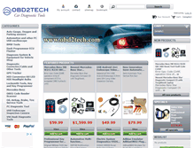 Tablet Screenshot of obd2tech.com
